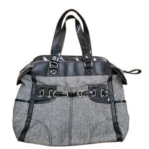 ads Attitude Design Style Houndstooth Women's Lap Top Bag Purse, Messenger Bag